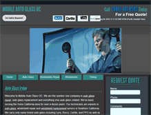 Tablet Screenshot of mobileautoglassoc.com
